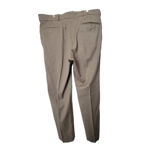 Men's Luxury Ballin Pants 34x30 Tan 120's Comfort-eze - Picture 2 of 2